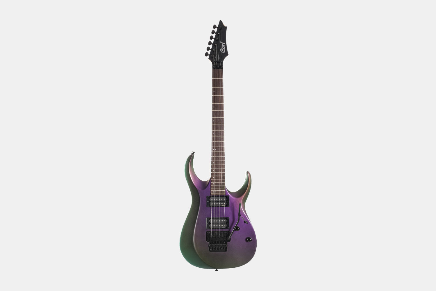 Cort X300 FPU Elektrische gitaar Flip Purple