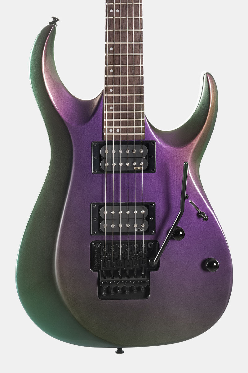 Cort X300 FPU Elektrische gitaar Flip Purple