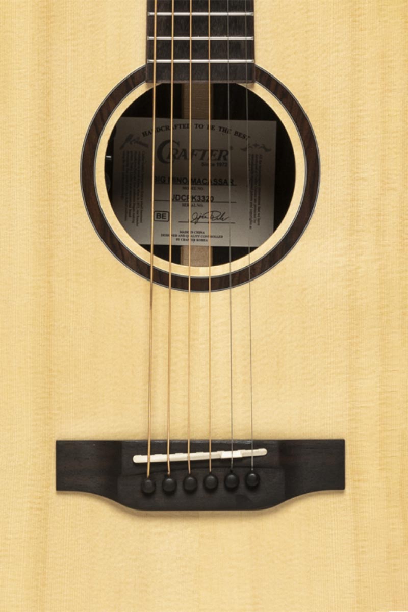 Crafter BIG MINO MACASS Semi-akoestische western gitaar
