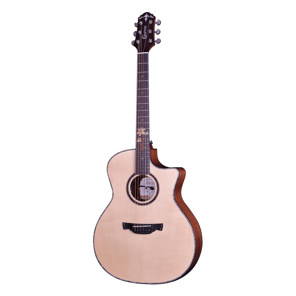 Crafter TB G-MAHO CE Anniversary mahogany series Semi-akoestische western gitaar