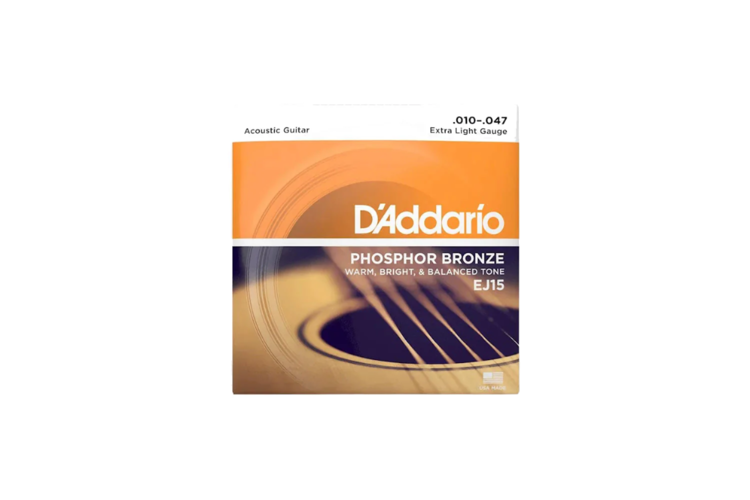 D'Addario EJ15 Phosphor Bronze Extra Light 010-047