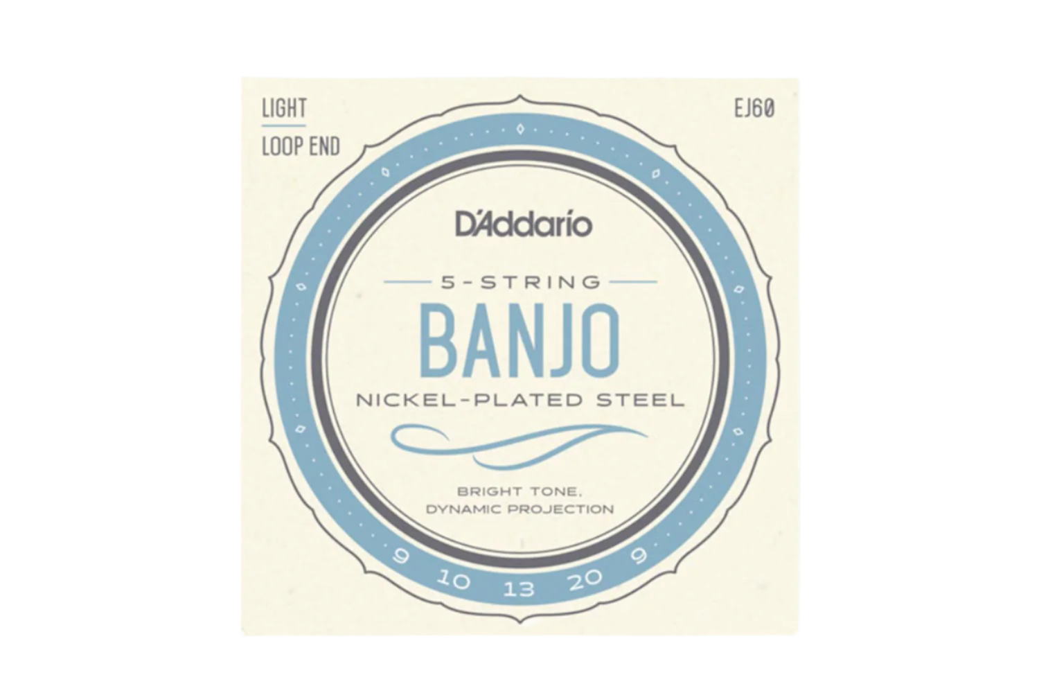 D'Addario EJ60 Nickel Light 009-020w