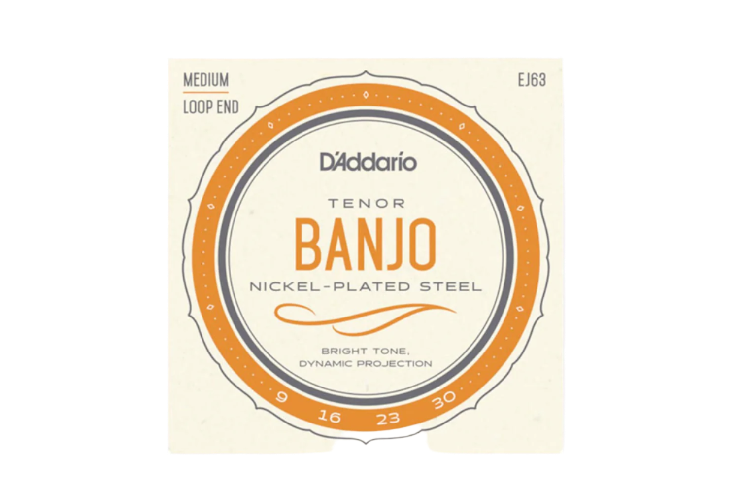 D'Addario EJ63 Nickel Medium 009-030w