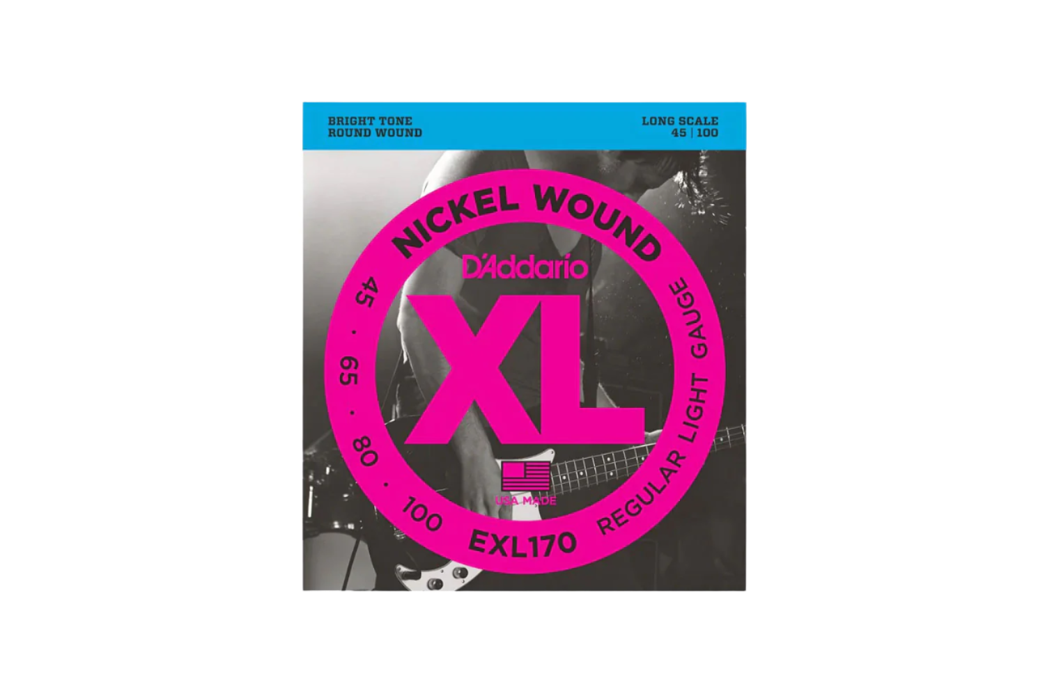 D'Addario EXL170 Nickel Regular Light 045-100
