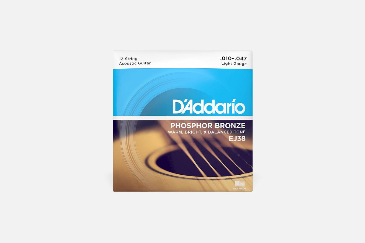 D&#39;Addario Light EJ38 Phosphor bronze 010-047 (5288661352612)