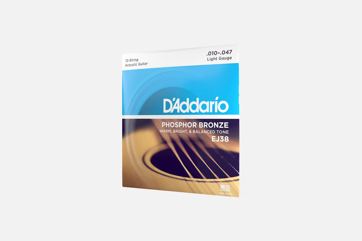 D&#39;Addario Light EJ38 Phosphor bronze 010-047 (5288661352612)