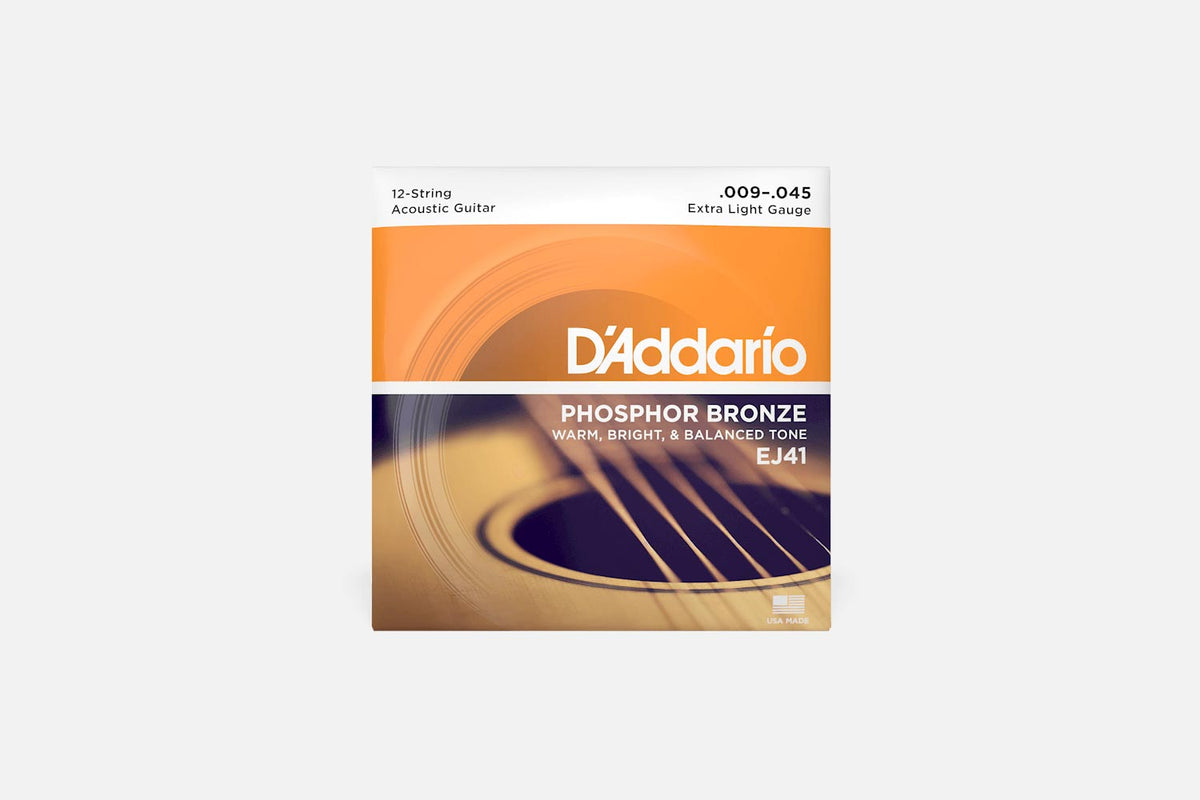 D&#39;Addario EJ41 Phosphor Bronze Extra Light 009-045 (5288654012580)