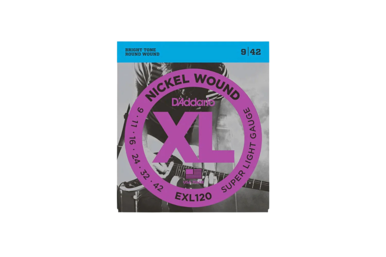 Daddario Super Light EXL 120  nickel round wound 009-042