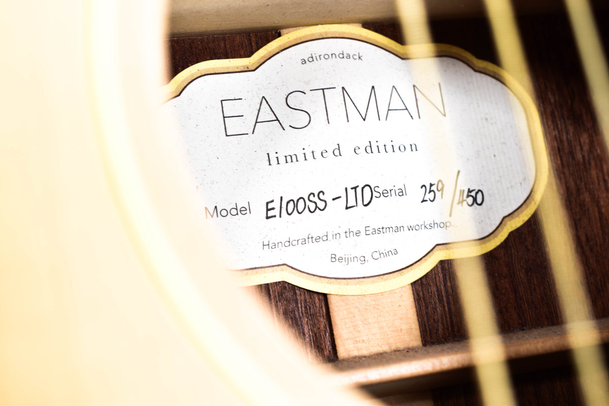 Eastman E100SS LTD Natural Semi Akoestische Gitaar Occasion