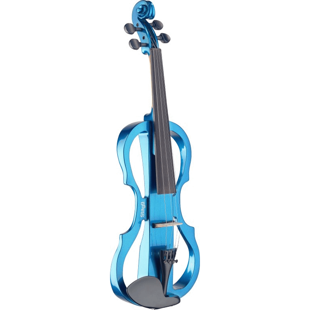 Elektrische viool starterset 4/4 Blauw