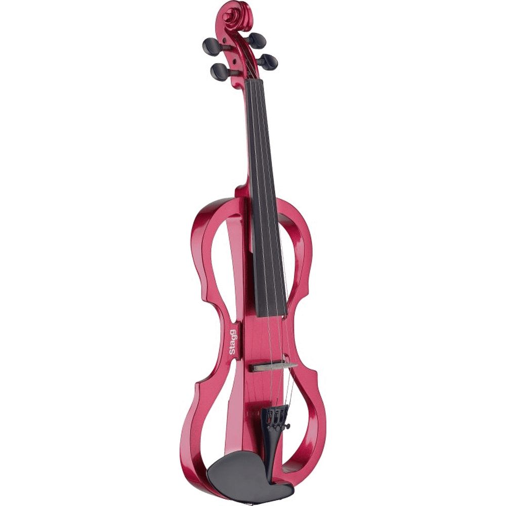 Stagg EVN X-4/4 MRD elektrische viool rood