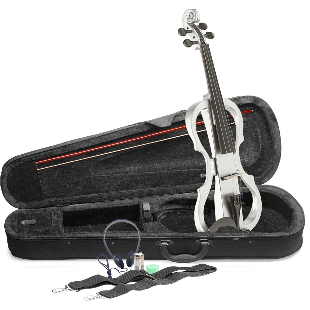 Stagg EVN X-4/4 WH Elektrische viool wit