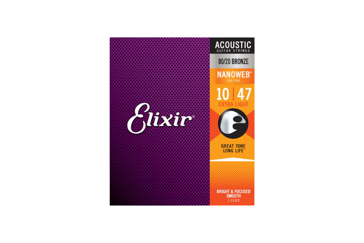 Elixer 11077 Nanoweb Light-Medium Bronze 012-056