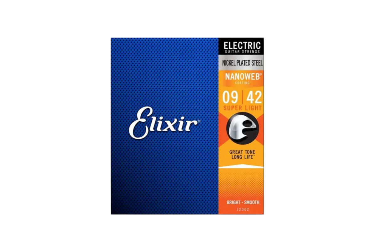 Elixir 12002 Nickel Plated Steel Super Light 009-042