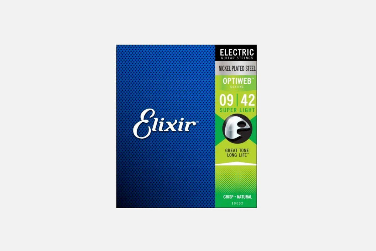 Elixir 19002 Elektrisch NPS Optiweb Super Light 9-42 snarenset (5275672019108)