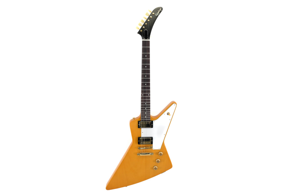 Epiphone '58 Korina Explorer Aged Natural (White Pickguard) 2023 (Pre-owned)