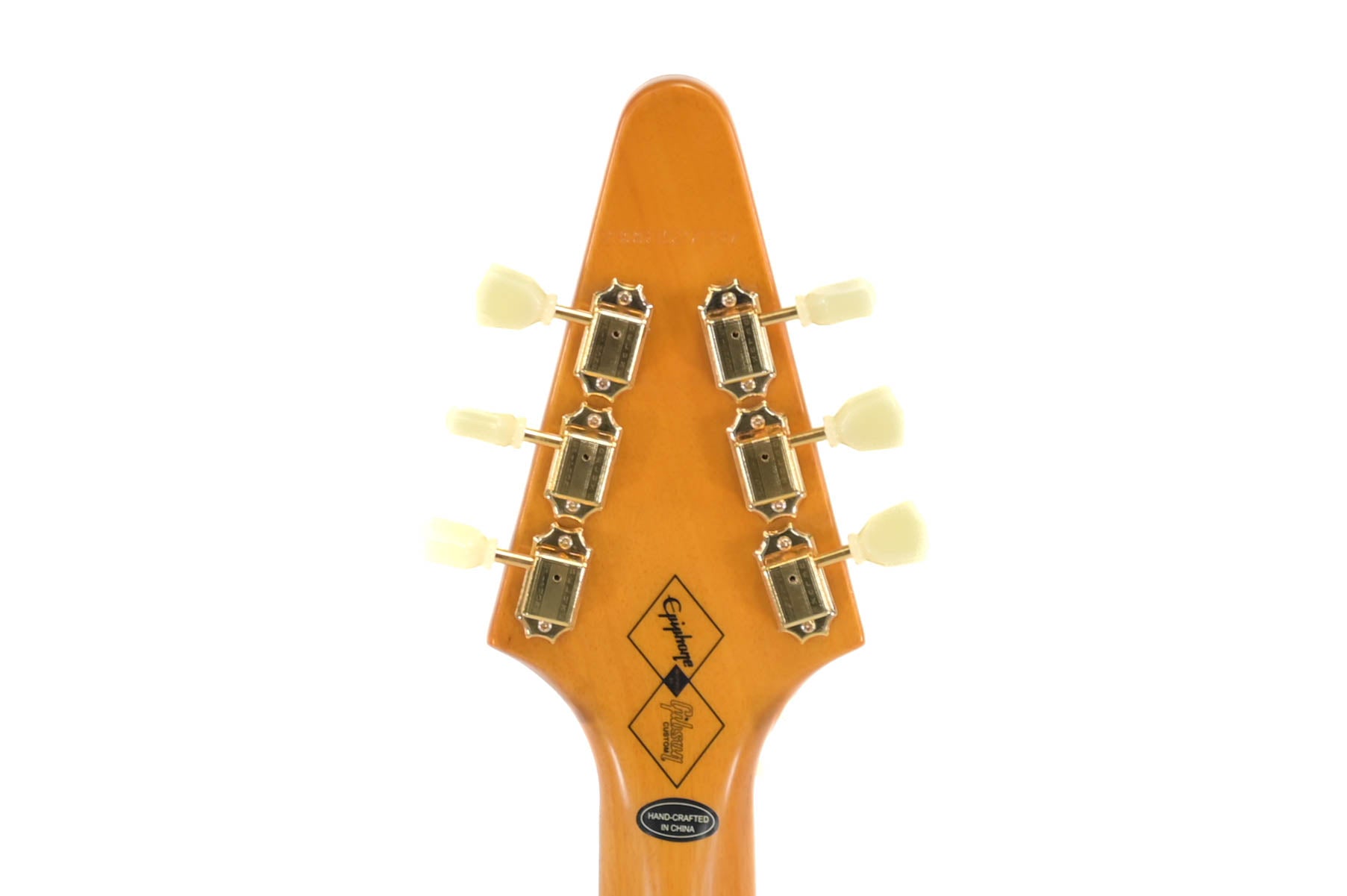 Epiphone '58 Korina Flying V Aged Natural (White Pickguard) 2023