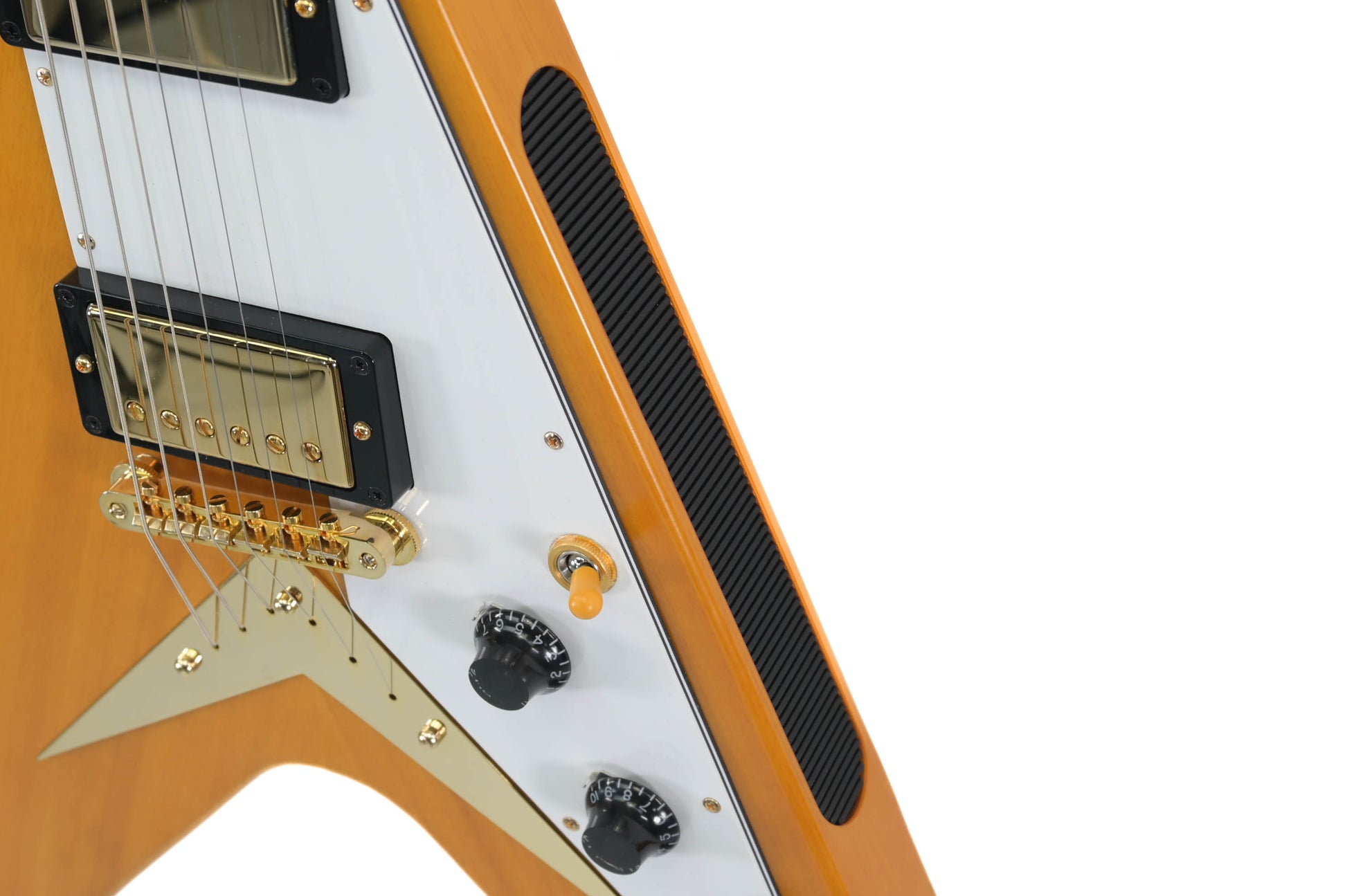 Epiphone '58 Korina Flying V Aged Natural (White Pickguard) 2023
