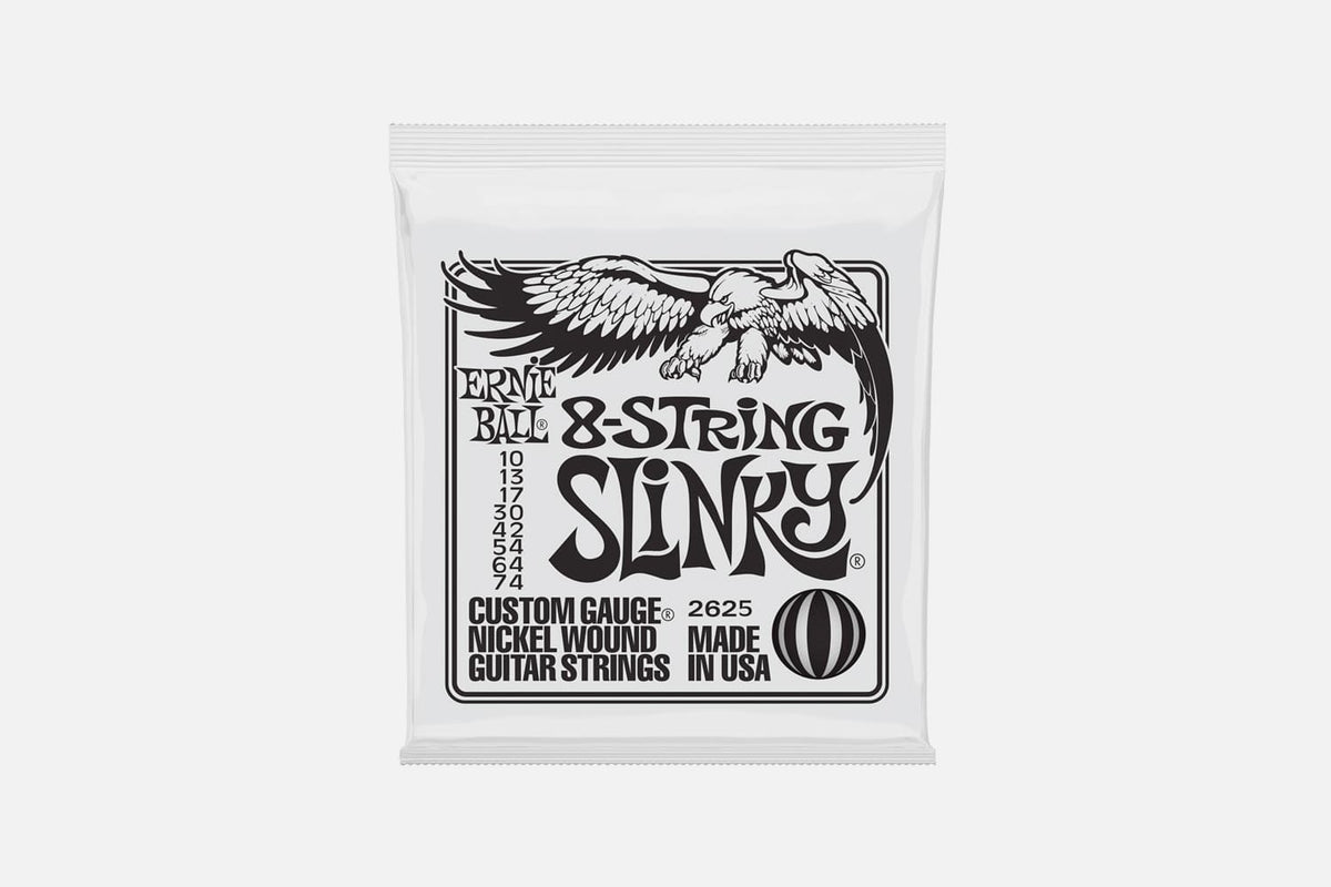 Ernie ball 8-string Slinky 2625 nickel wound 010-074 (5284729192612)