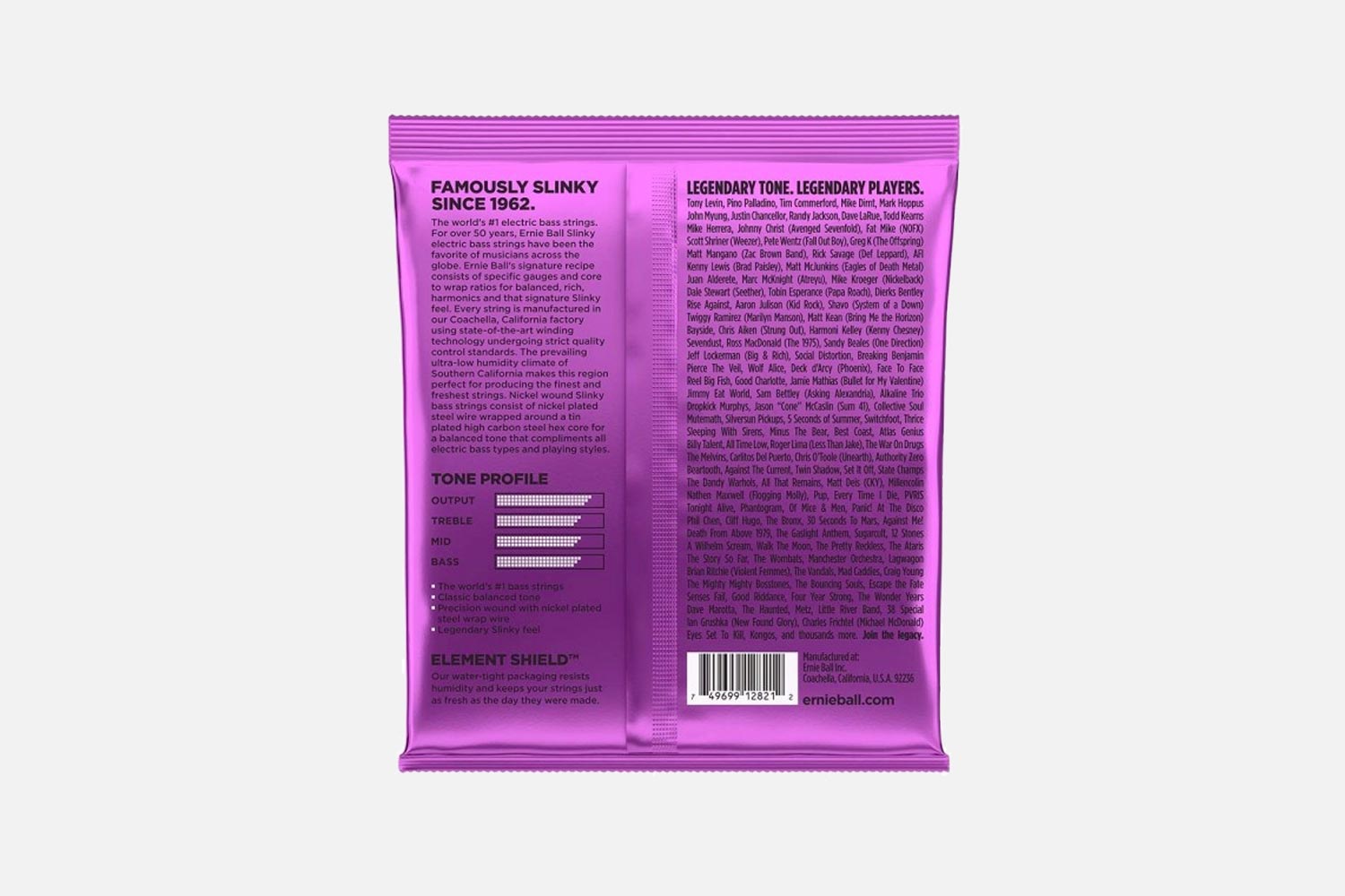 Ernie Ball 2821 Nickel Power Slinky 5 050-135 (5274439844004)