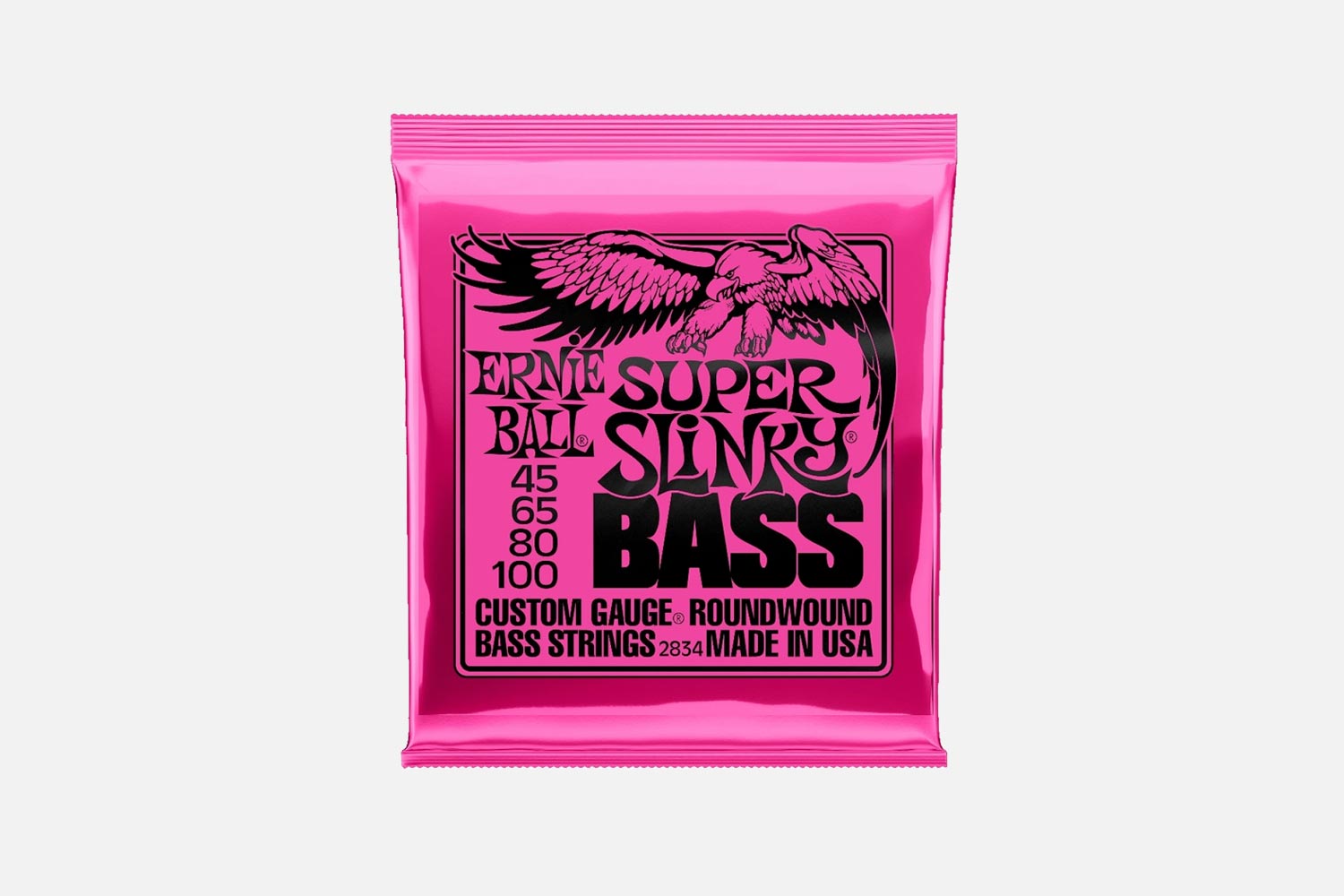 Ernie Ball 2834 Nickel Super Slinky 045-100 (5274389348516)