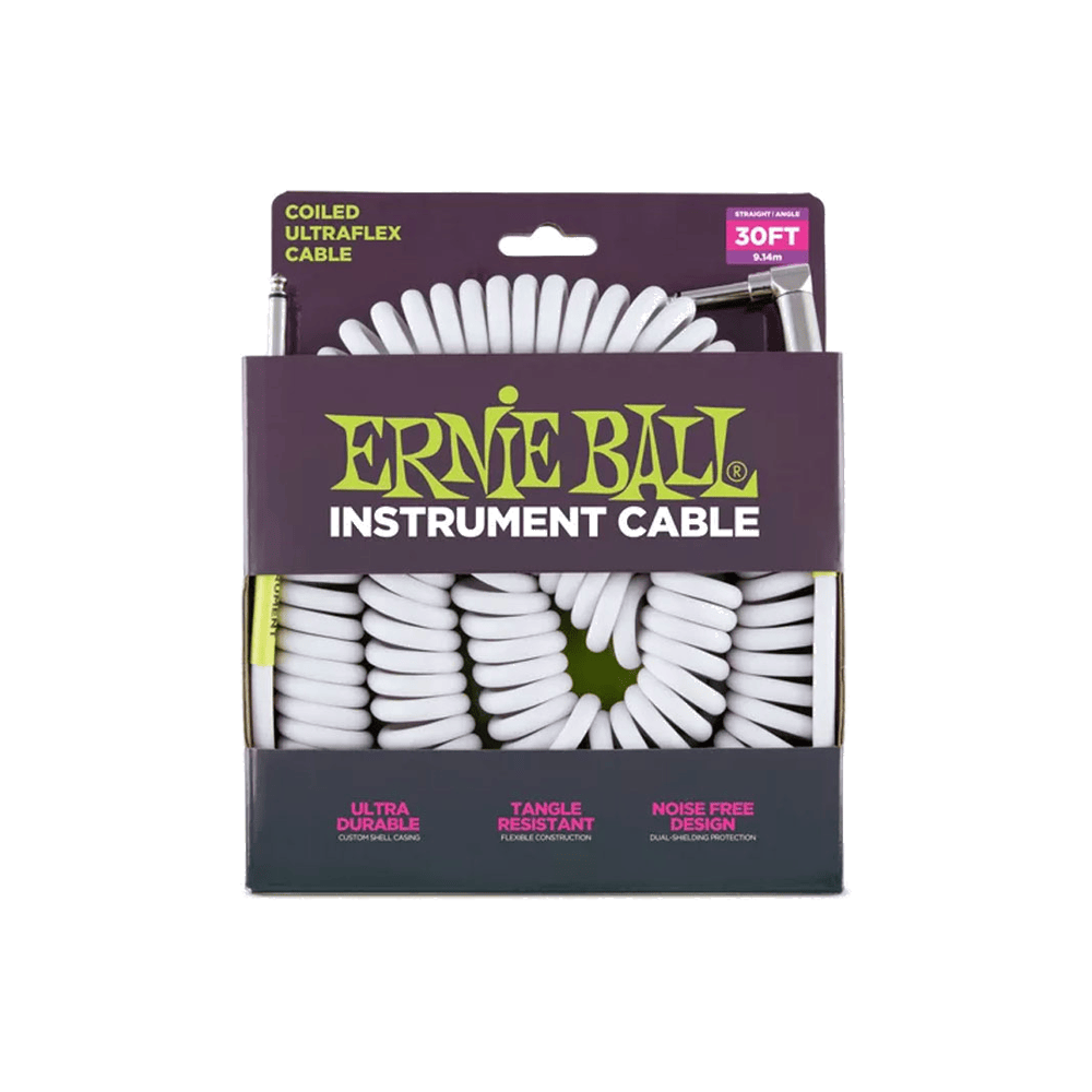 Ernie ball 9m Krul Wit Jack/jack