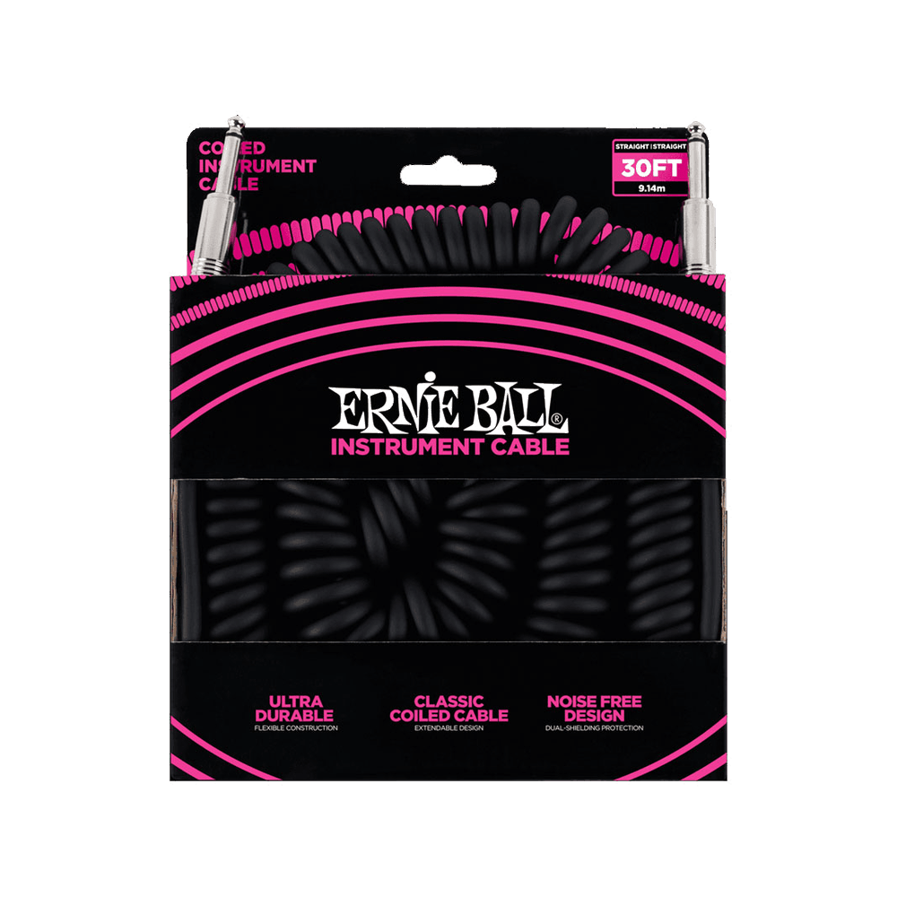 Ernie ball 9m Krul Zwart Jack/jack