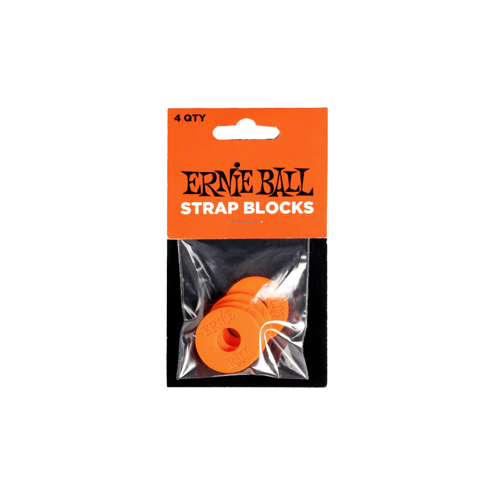Ernie ball Orange Strap Blocks 4pcs