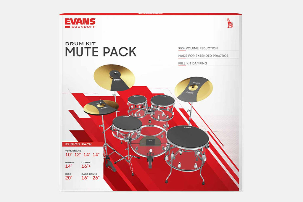 Evans Boxset Fusion Sound Off dempmatten (5463684874404)