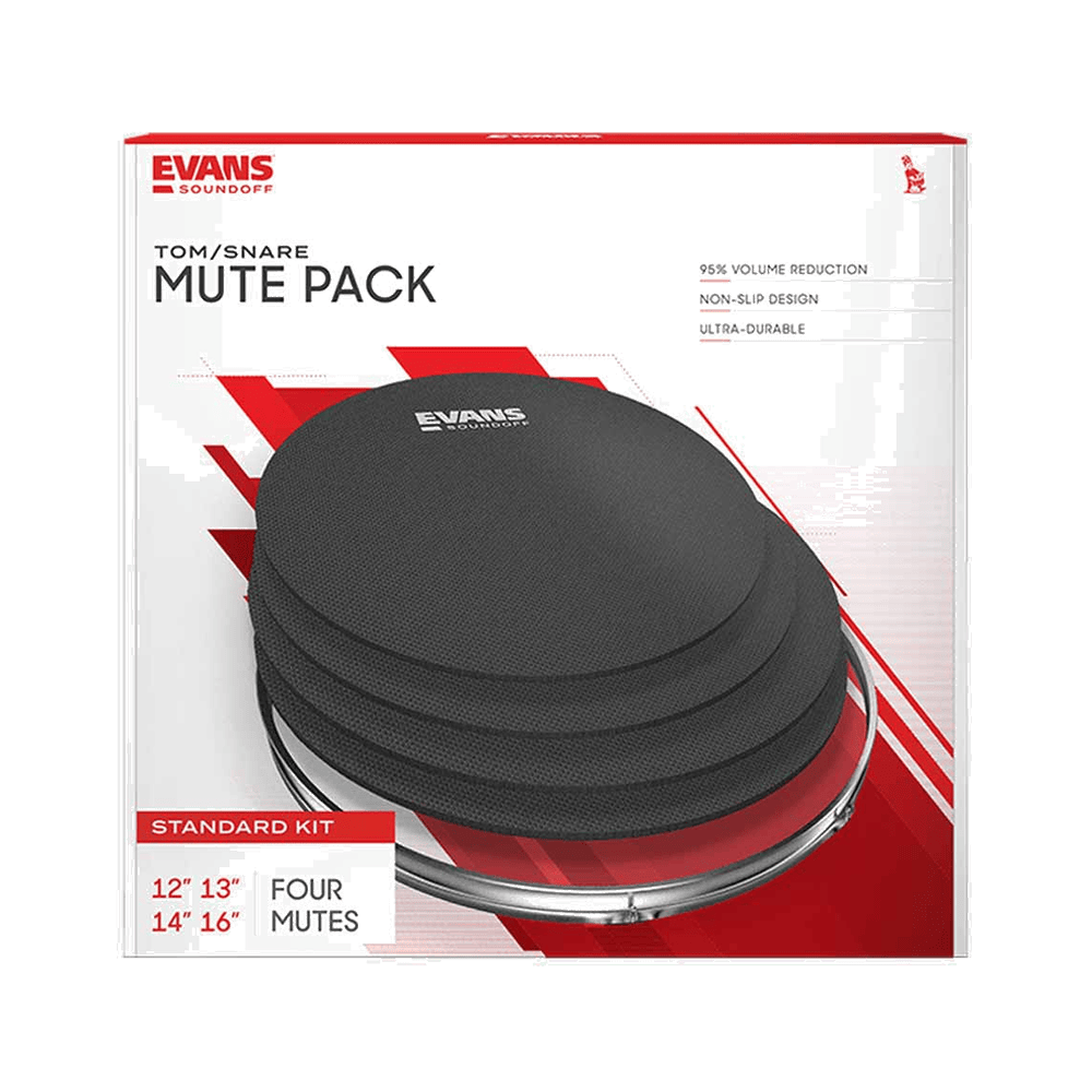 Evans Mutepack Standard 12-13-14-16F Sound off dempmatten sets