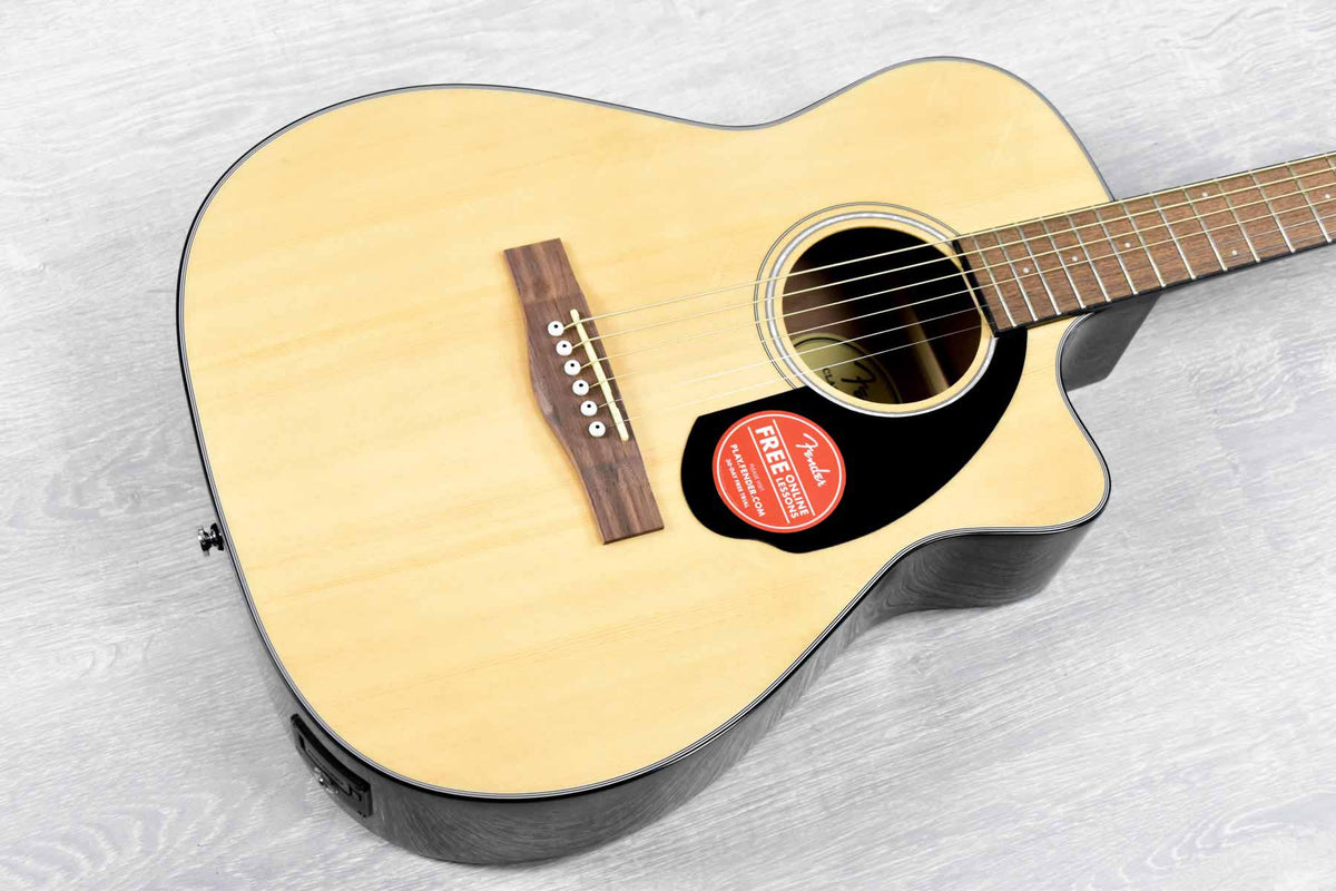 Fender CC-60SCE Naturel Concert Semi-Akoestische Western gitaar