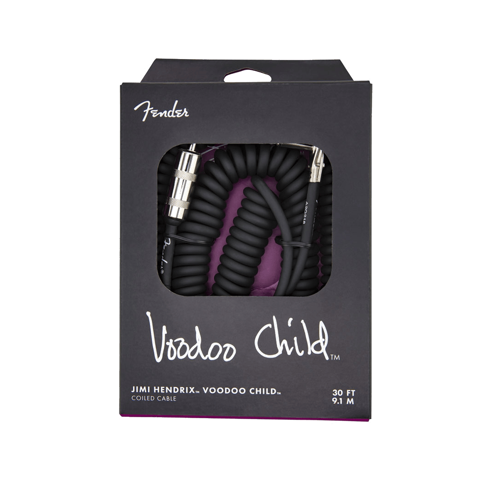 Fender Jimi Hendrix VooDoo Child Coil Cable 9mtr BLACK