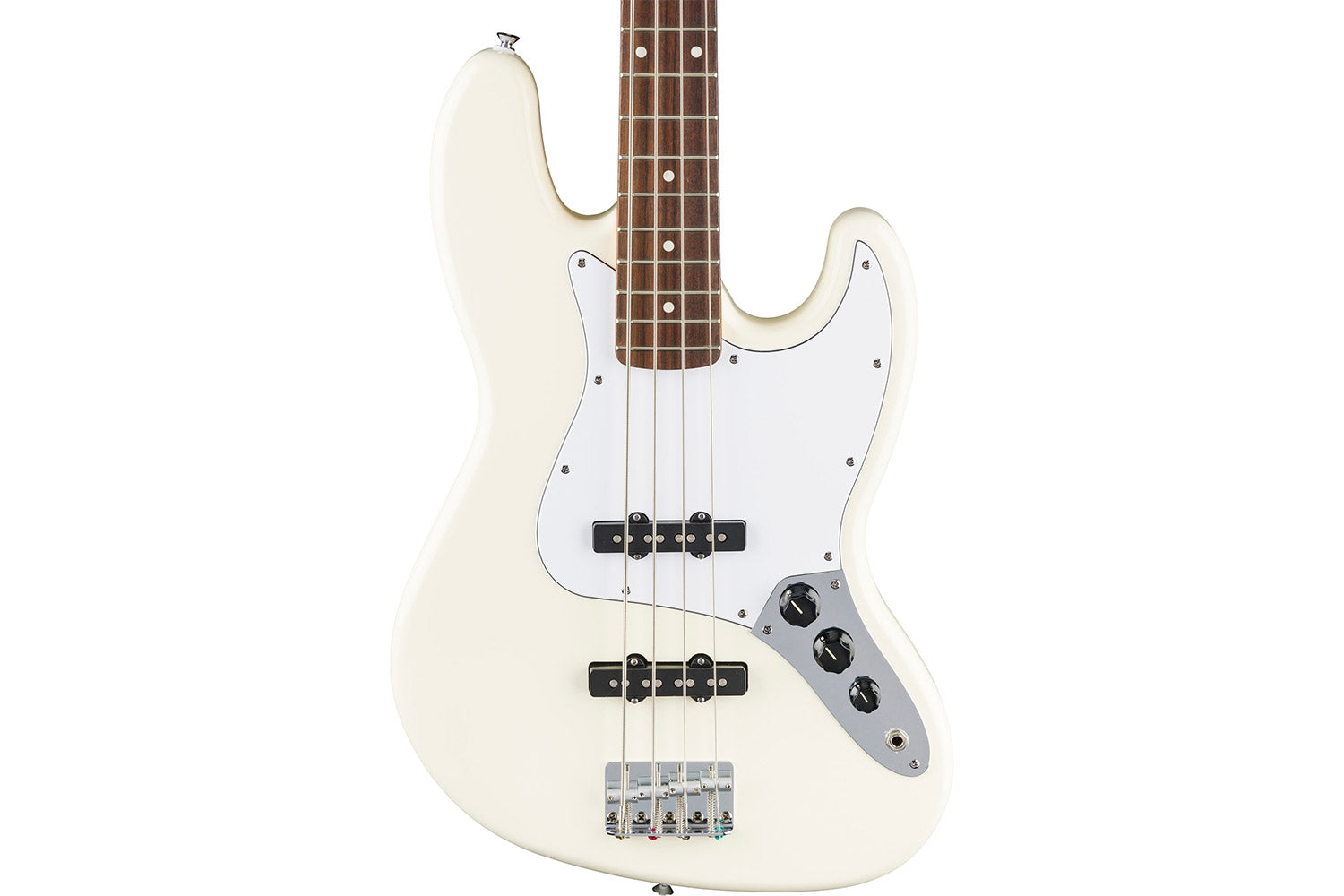 Fender Jazz Bass ホワイト 4弦 Fender Standard Jazz Bass kopen – Olympic White met laurel toets