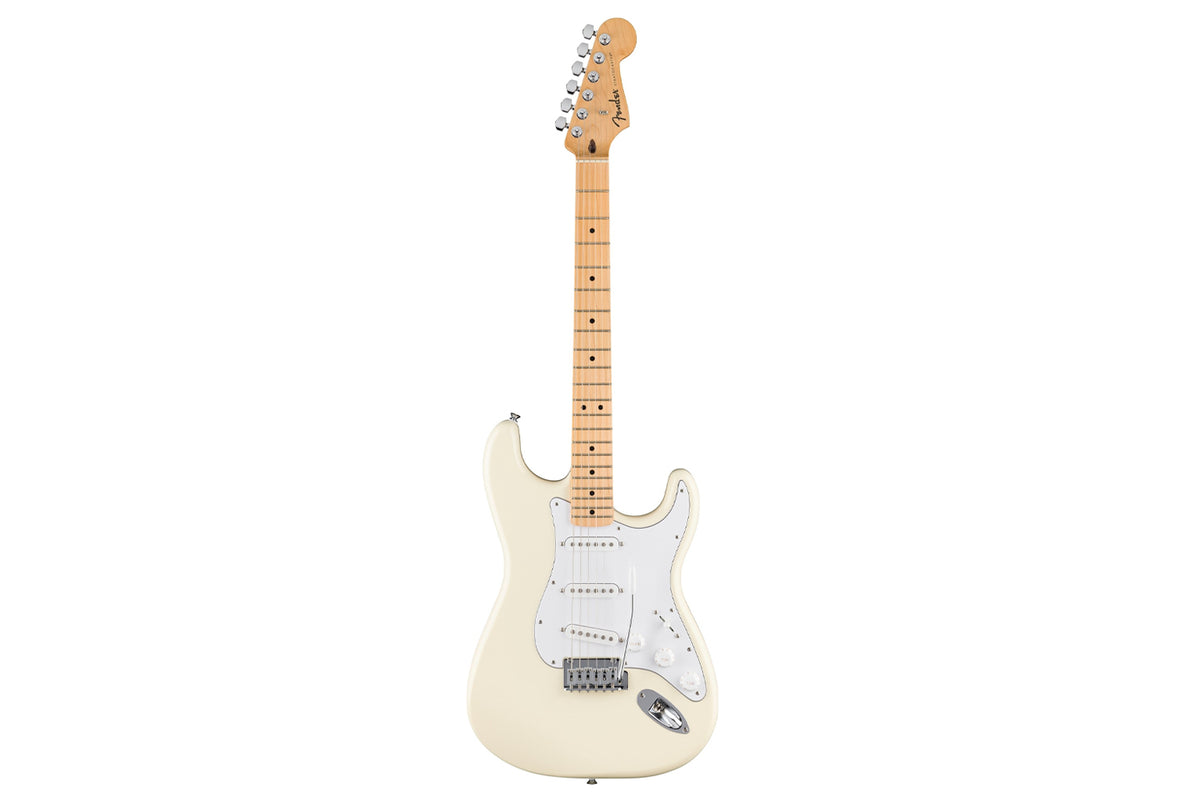 Fender Standard Stratocaster Olympic White  Maple Fingerboard