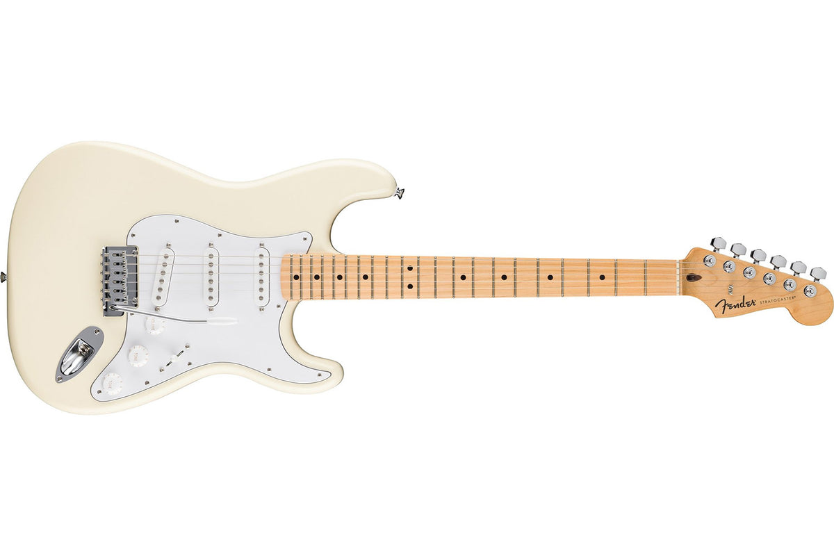 Fender Standard Stratocaster Olympic White  Maple Fingerboard