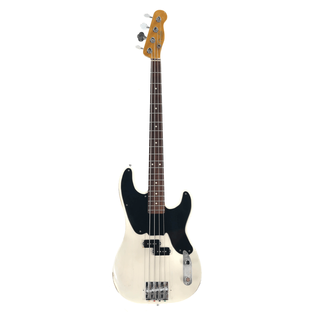 Fender Mike Dirnt Precision Bass reliced to white 2006