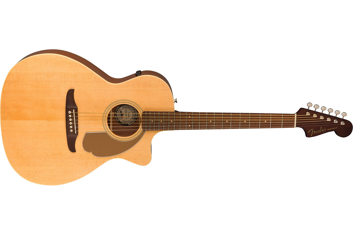 Fender Newporter Player,Natural , Walnut Fingerboard, Gold Pickguard