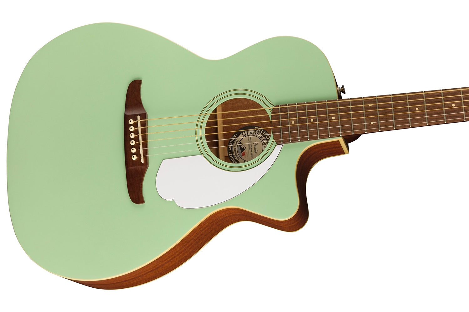 Fender Newporter Player, Surf Green, Walnut Fingerboard, White Pickguard,