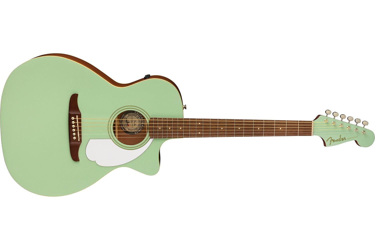 Fender Newporter Player, Surf Green, Walnut Fingerboard, White Pickguard,