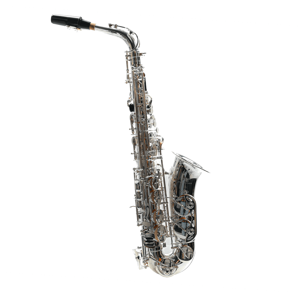 First Brass Altsaxofoon Silverplated