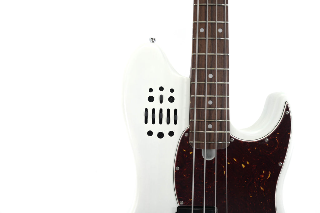 GODIN RG-4 Bass Ultra Carbon White RN with Bag
