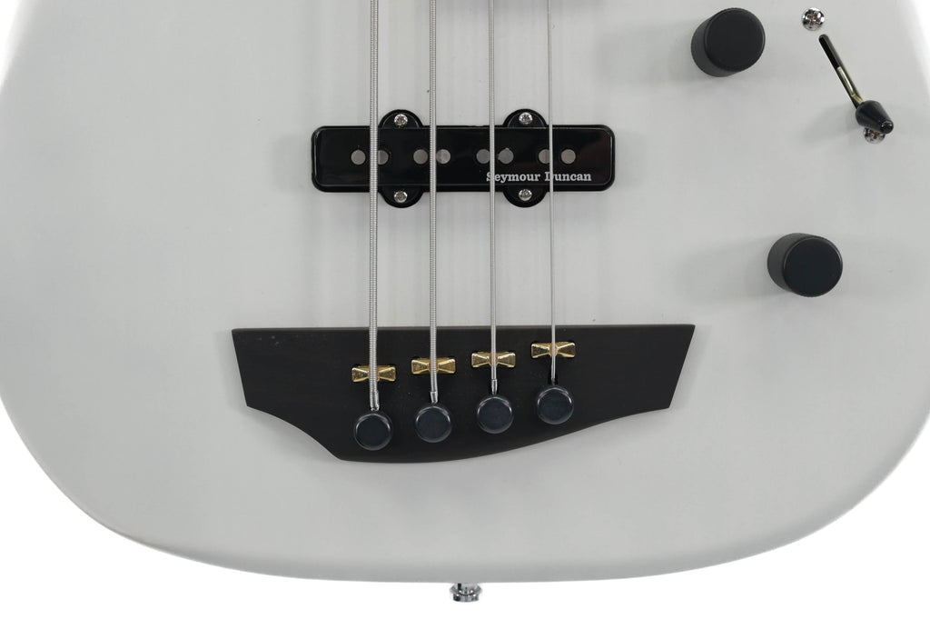 GODIN RG-4 Bass Ultra Carbon White RN with Bag