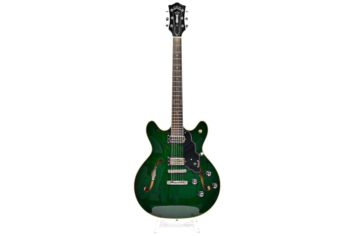 Guild IV/ ST Starfire Emerald Green hollow body gitaar Occasion