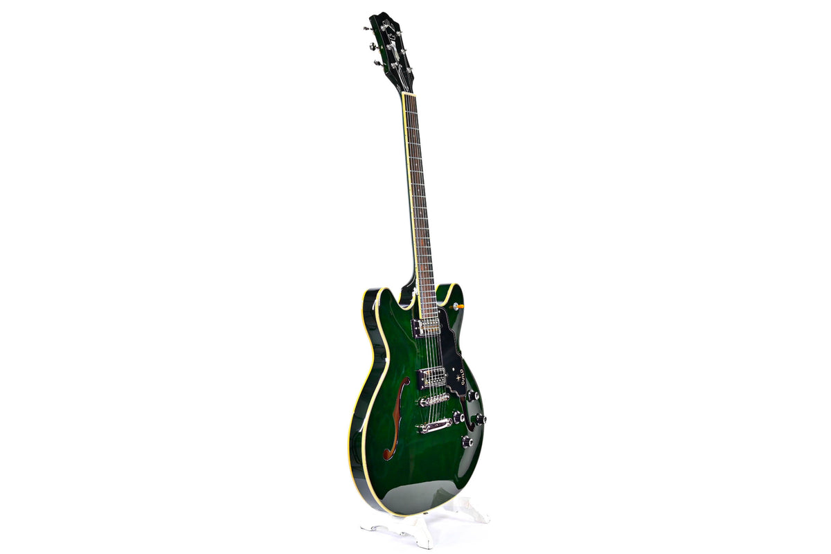 Guild IV/ ST Starfire Emerald Green hollow body gitaar Occasion