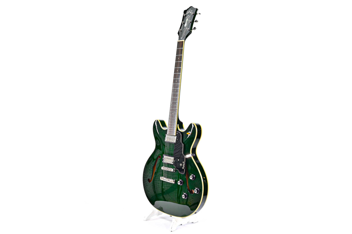 Guild IV/ ST Starfire Emerald Green hollow body gitaar Occasion