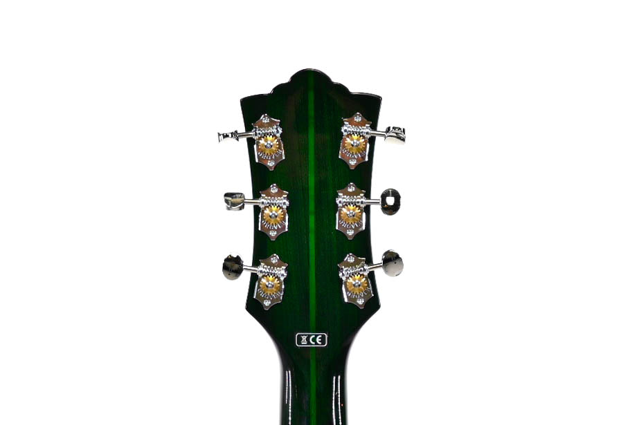 Guild IV/ ST Starfire Emerald Green hollow body gitaar Occasion