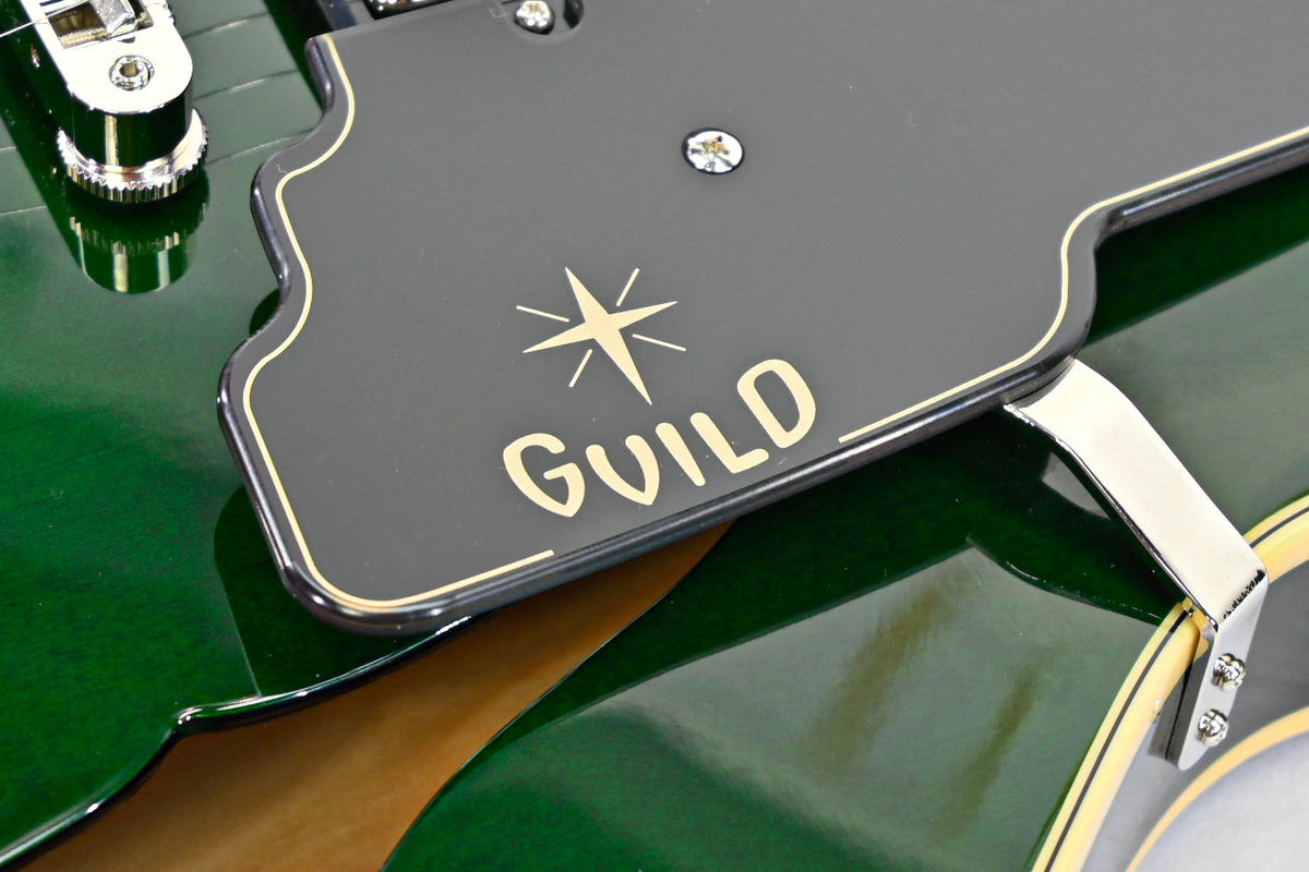 Guild IV/ ST Starfire Emerald Green hollow body gitaar Occasion