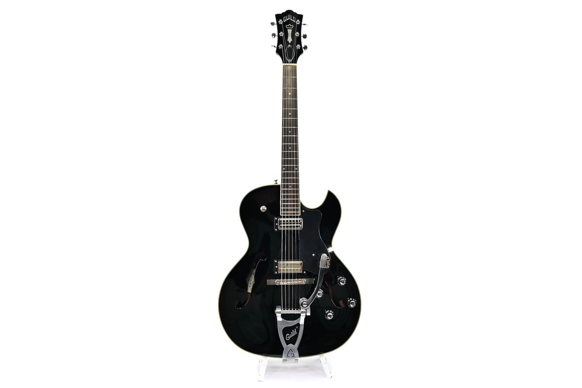 Guild ST-III Starfire Black hollow body gitaar Occasion