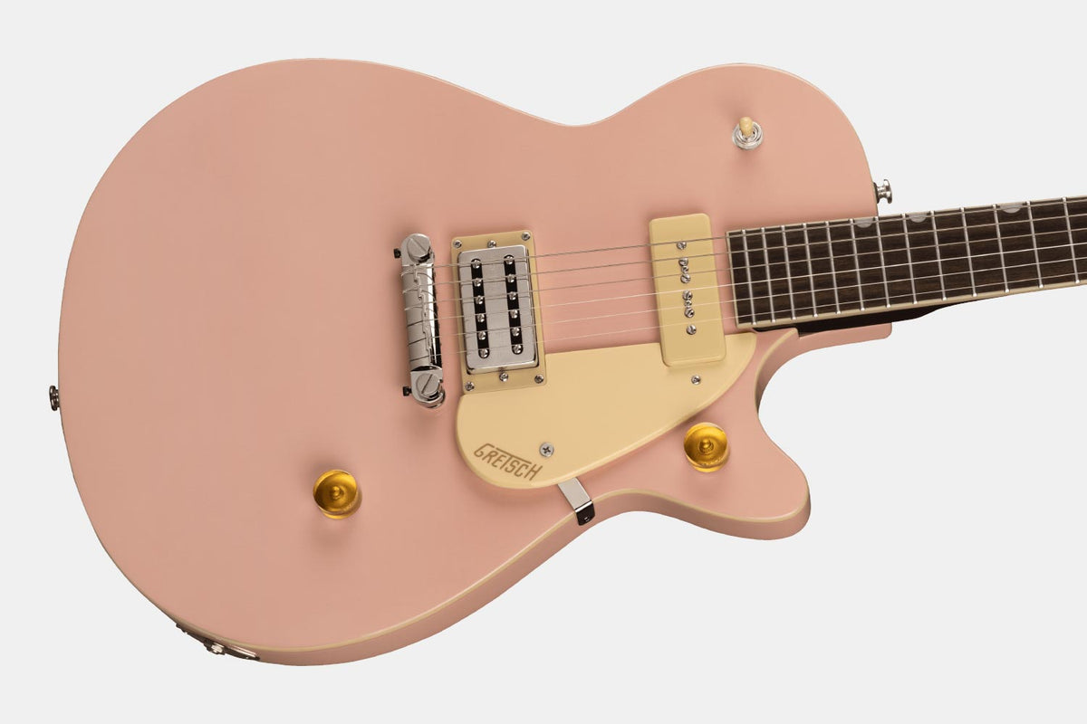 Gretsch G2215-P90 STREAMLINE JUNIOR JET CLUB shell pink