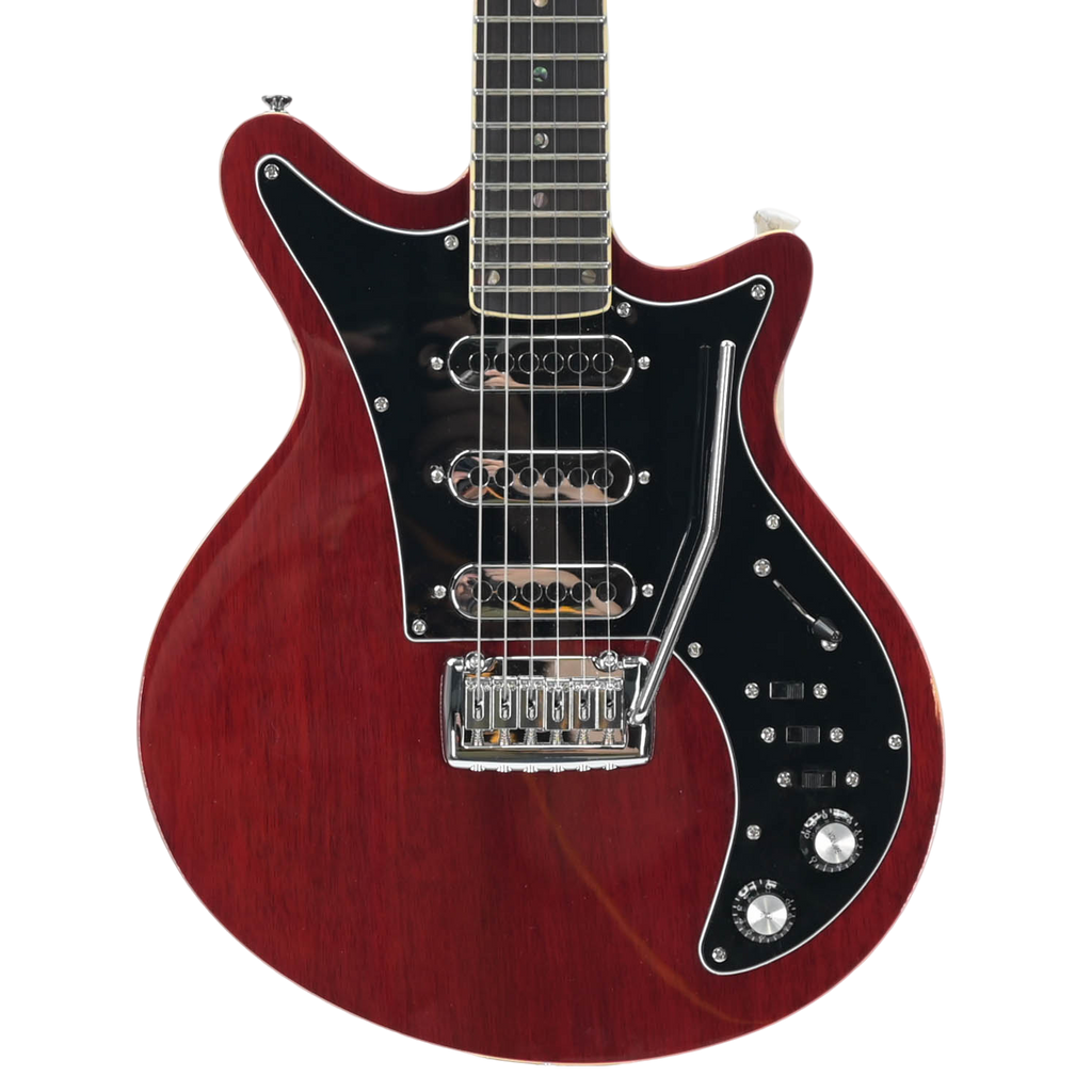 Harley Benton BM-75 Trans Red Deluxe Series